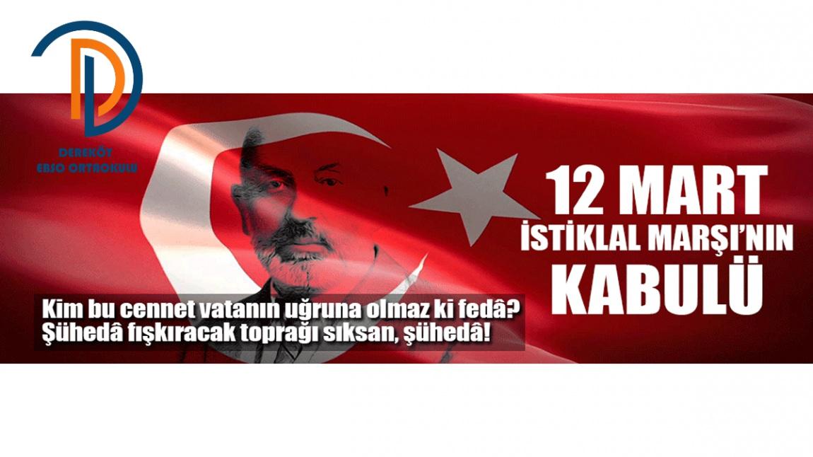 12 Mart İstiklal Marşı ve Mehmet Akif ERSOY´u Anma Günü